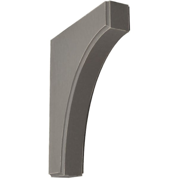 Ekena Millwork 1 3/4"W x 8"D x 10"H Clarksville Wood Vintage Decor Bracket, Reclaimed Grey BKTWD02X08X10CVGY - main